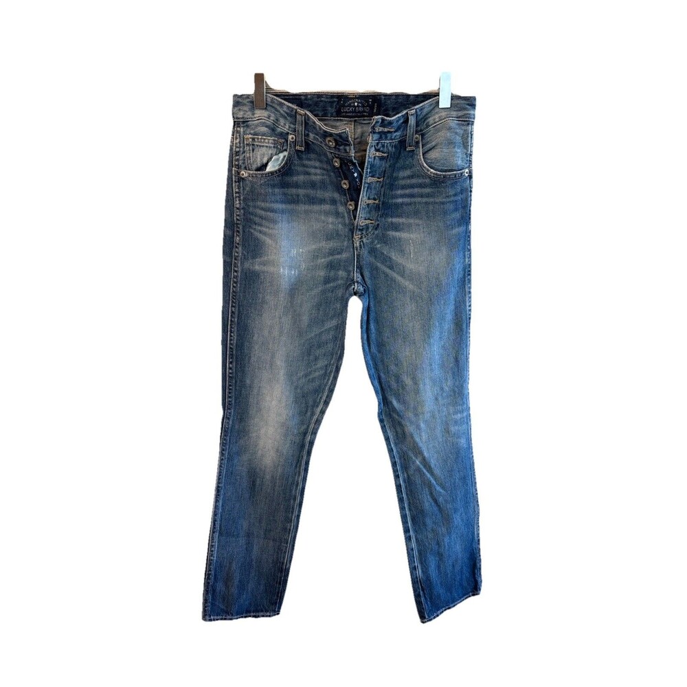 Lucky Brand High Rise‎ Tomboy Slim Straight  Jeans Womens 24/00
